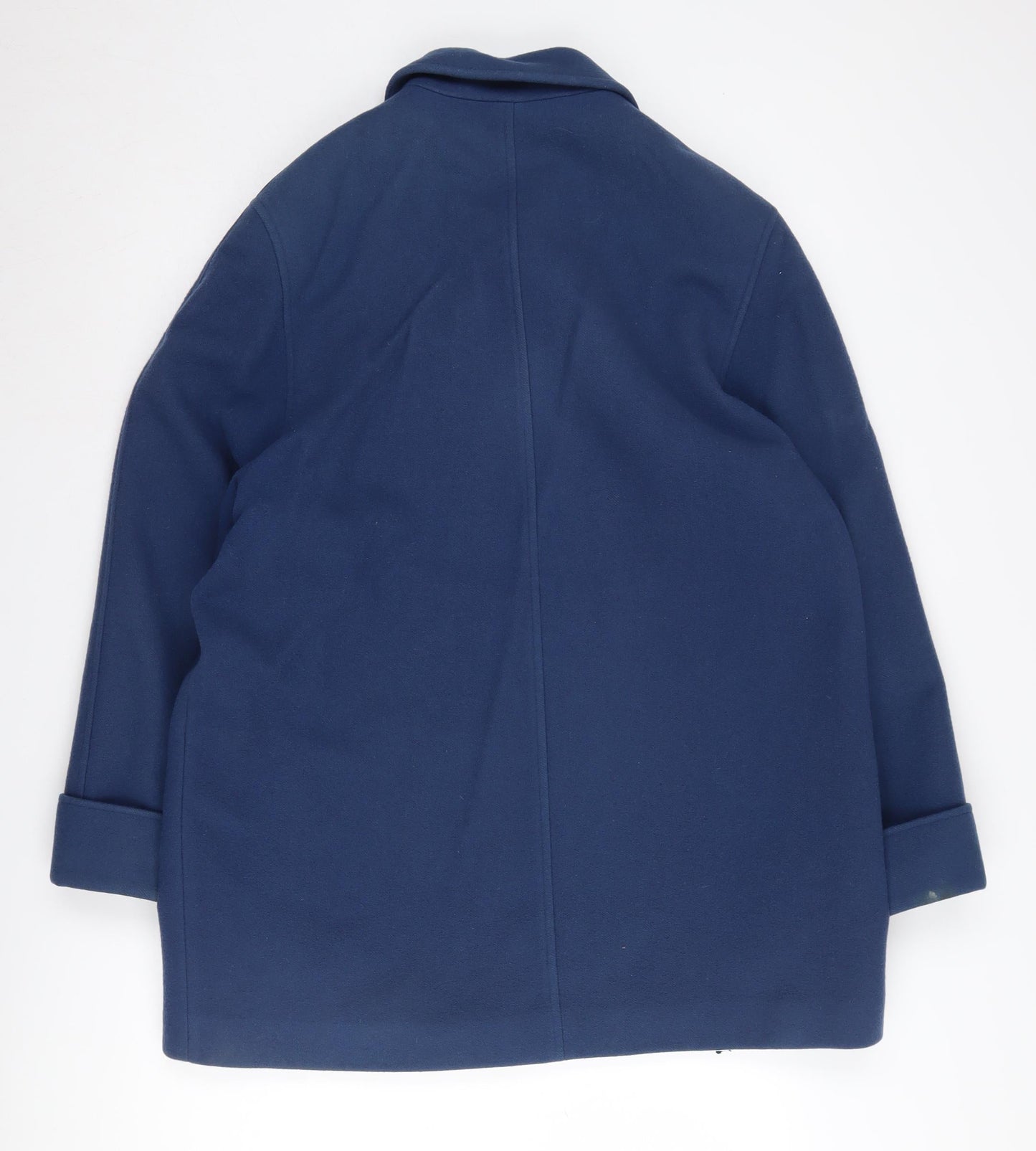 Eastex Women's Blue Wool Overcoat Size 16 Formal Classic