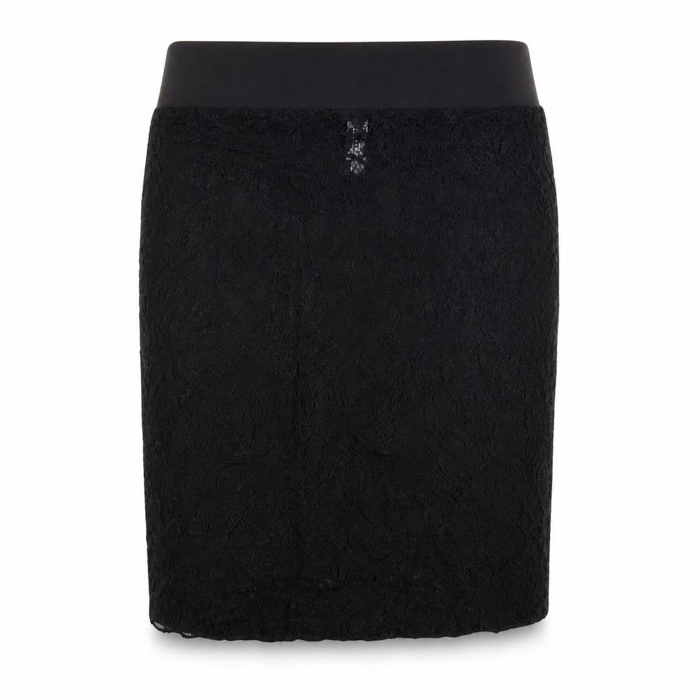 Ann Summers Women's Black Lace Pencil Skirt, Medium