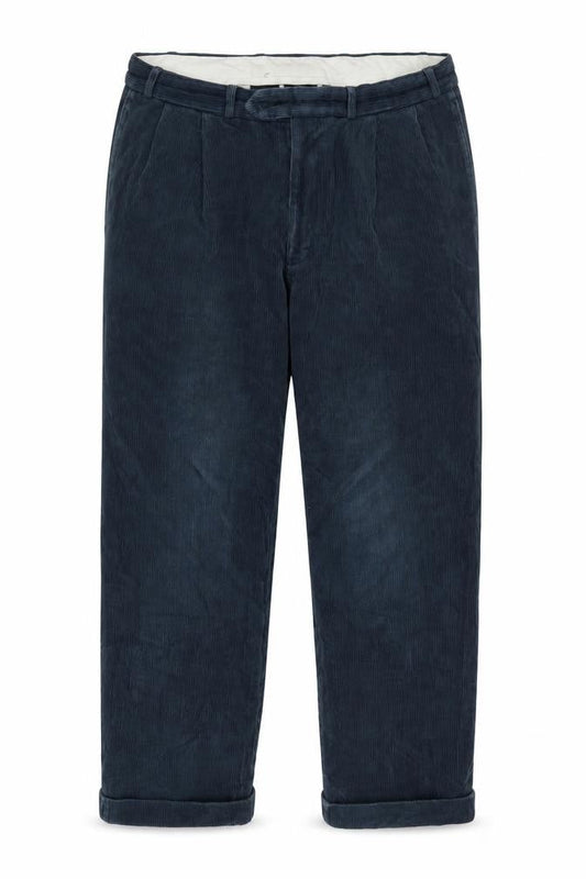 BHS Men's Blue Corduroy Trousers Size 38