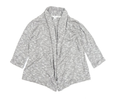 FatFace Women’s Grey 3/4 Sleeve Knit Jacket Size 8