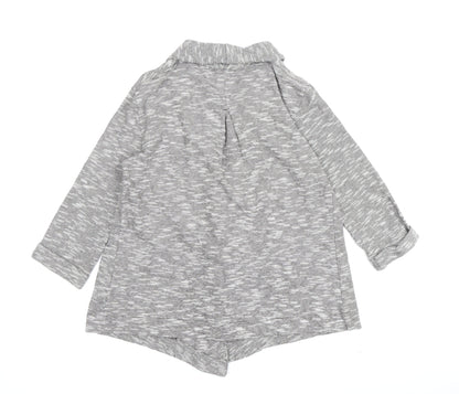 FatFace Women’s Grey 3/4 Sleeve Knit Jacket Size 8