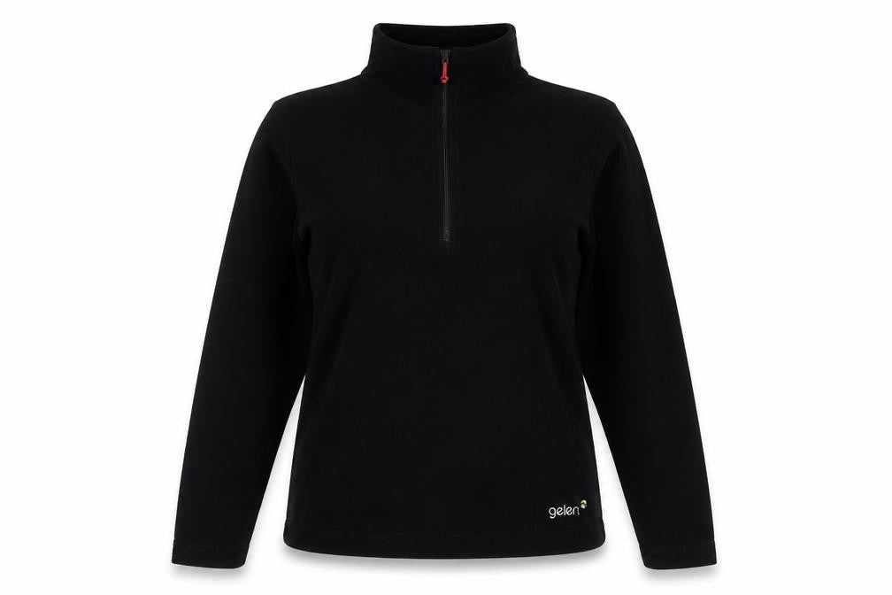 Gelert Women's Black Pullover Fleece Sweatshirt Size 10