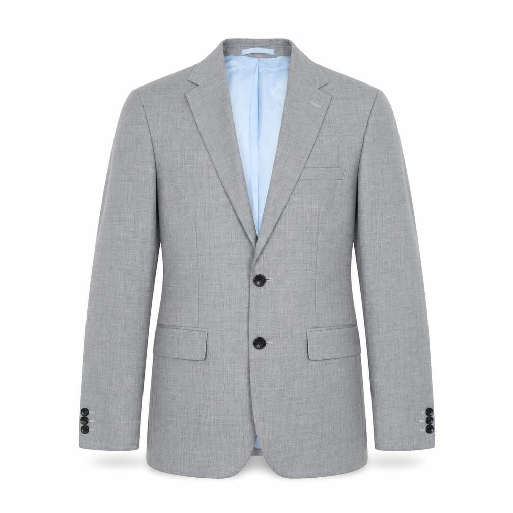 Moss London Men’s Grey Slim Fit Blazer, Size 38L