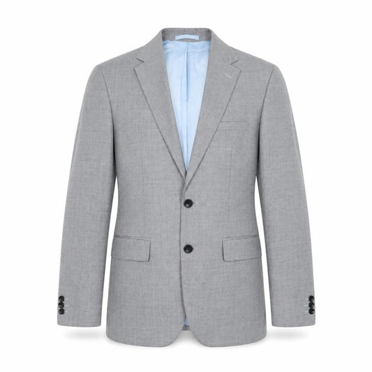 Moss London Men’s Grey Slim Fit Blazer, Size 38L