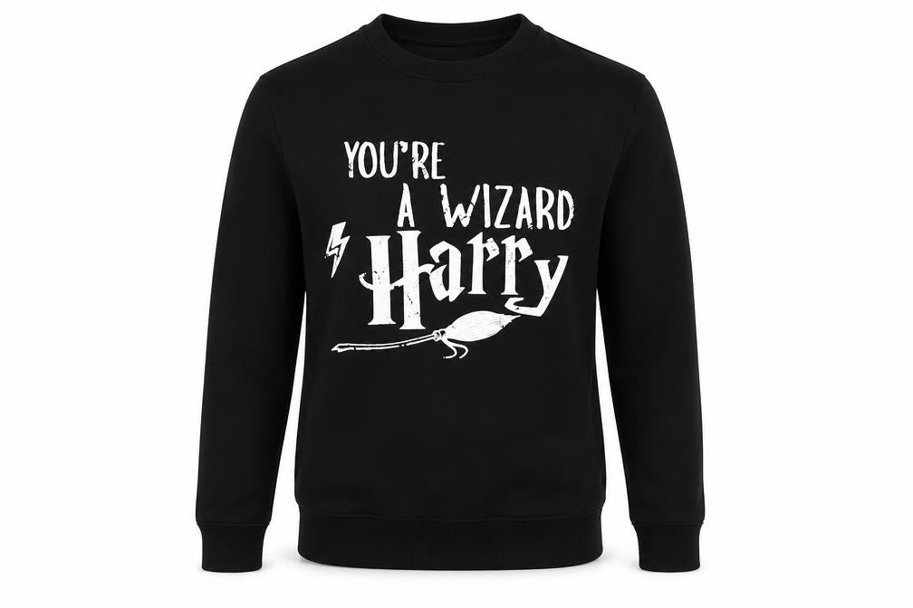 Harry Potter Unisex Black XS Pullover Sweatshirt
