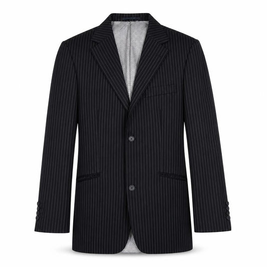 Ben Sherman Men's Black Single Breasted Wool Blazer Jacket Size 38 Regular