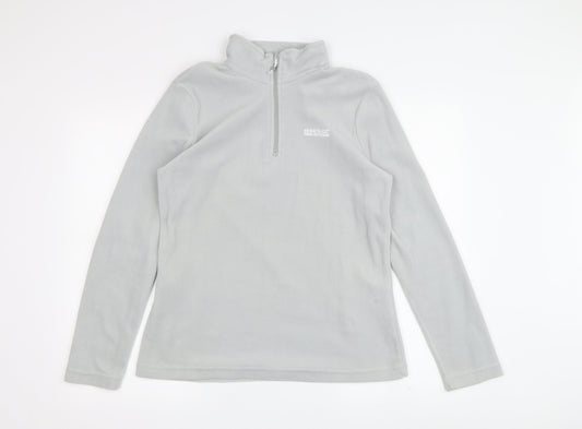Regatta Grey Women's Pullover Fleece Sweatshirt Size 10