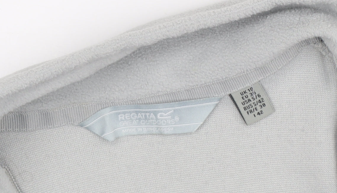 Regatta Grey Women's Pullover Fleece Sweatshirt Size 10