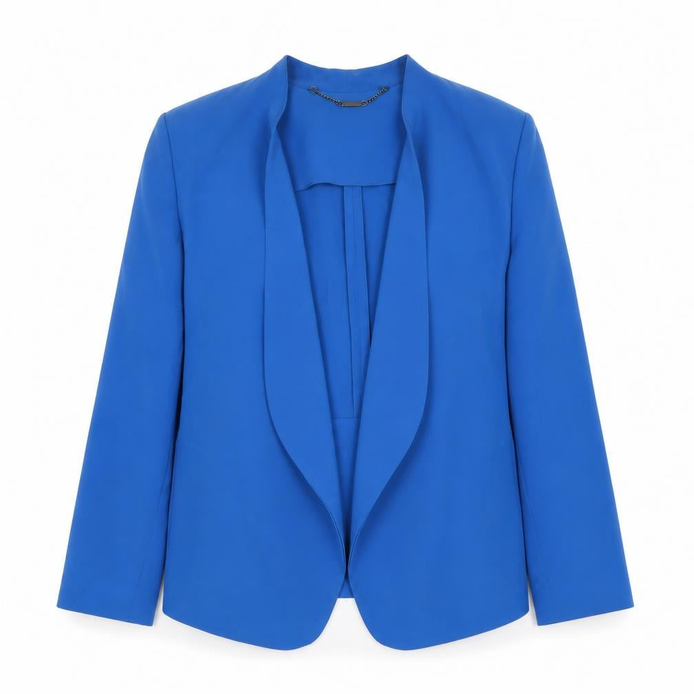 Jasper Conran Women's Blue Blazer - Size 14, Business Style
