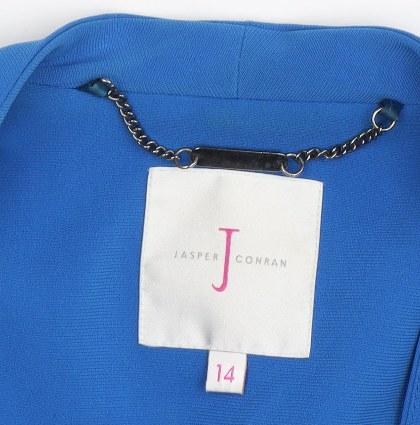 Jasper Conran Women's Blue Blazer - Size 14, Business Style