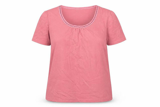 iZ Women's Pink M T-Shirt, Short Sleeve, Summer