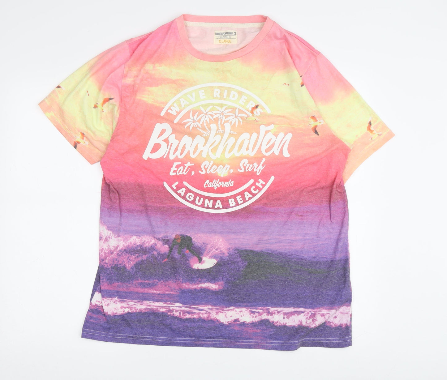 Brookhaven Men's Multicoloured XL Beach T-Shirt