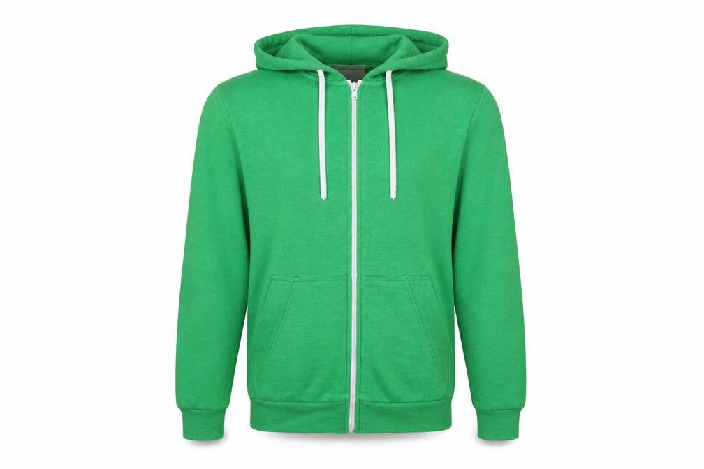 Republic Men's Green Full Zip Hoodie S