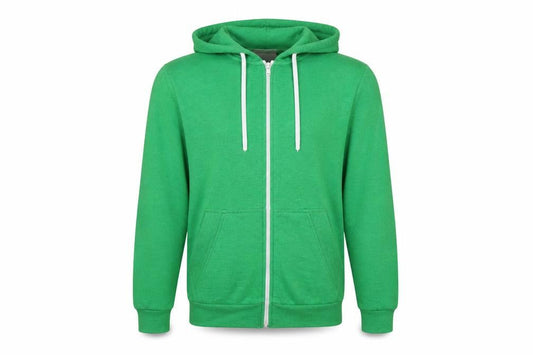 Republic Men's Green Full Zip Hoodie S