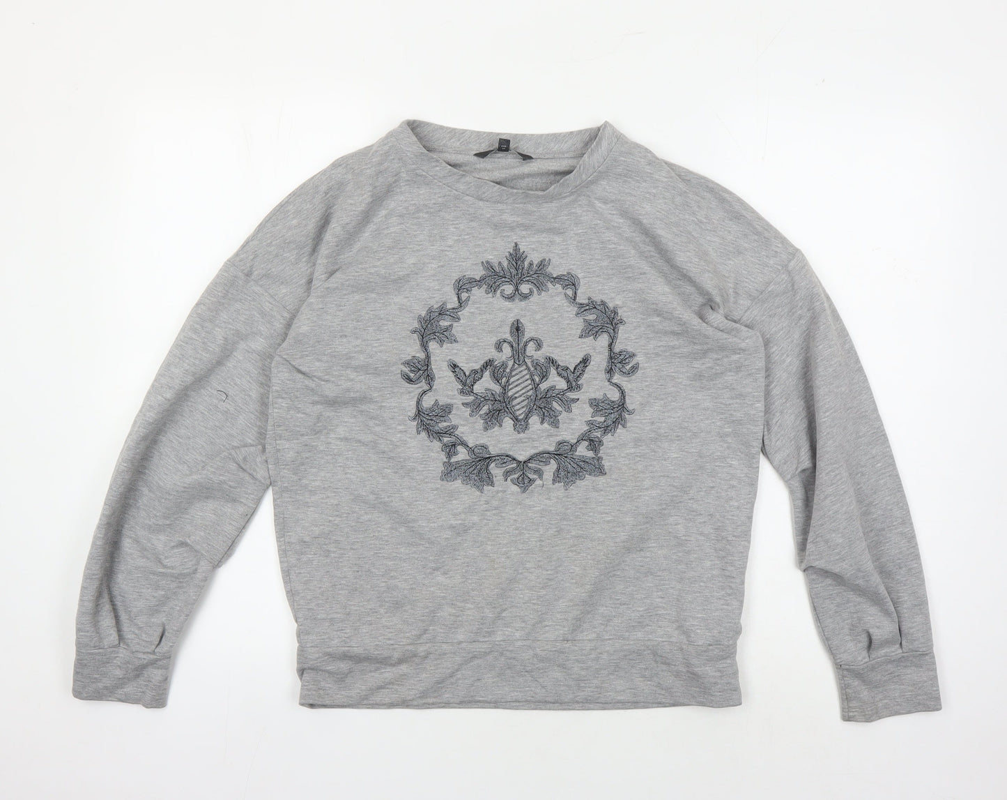 Next Women's Grey Pullover Sweatshirt, Size 6