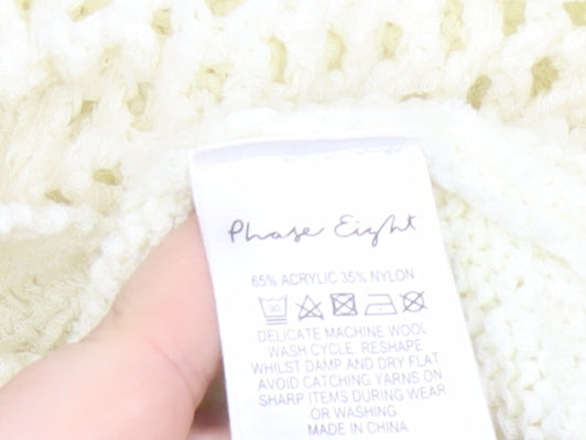 Phase Eight Women's Ivory Knit Pullover Jumper S