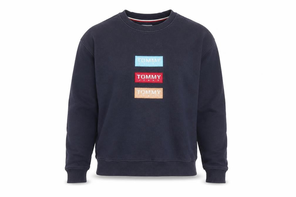 Tommy Jeans Men’s Black Pullover Sweatshirt M
