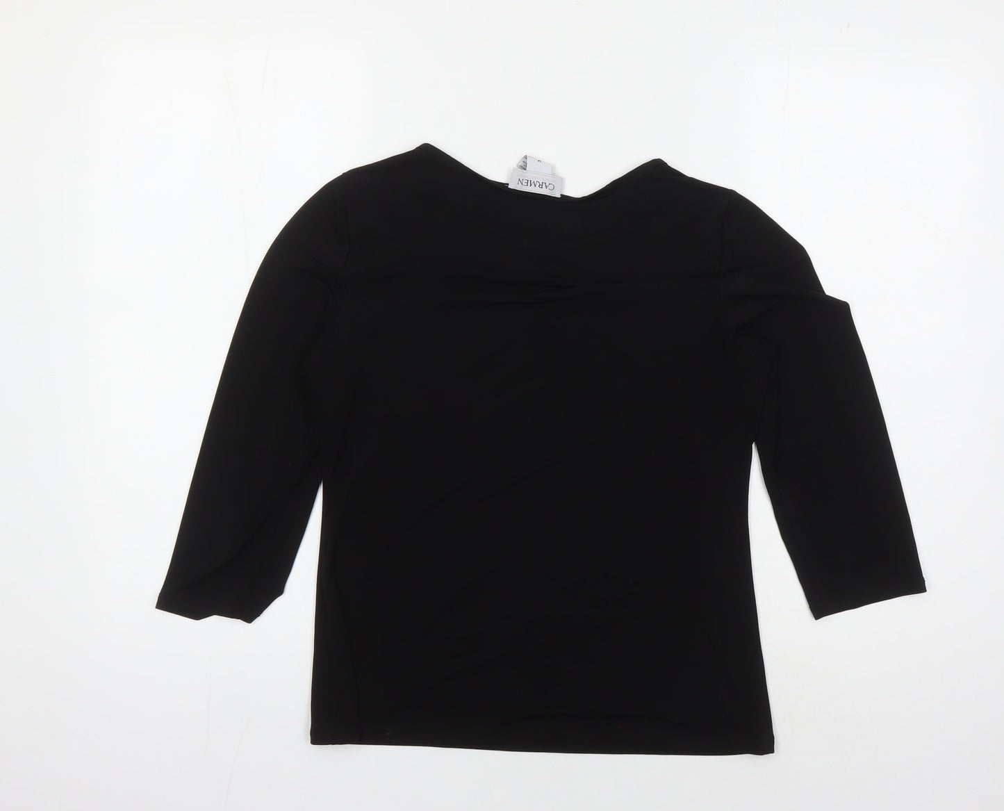 Carmen Women's Black Basic Blouse M - Casual & Chic