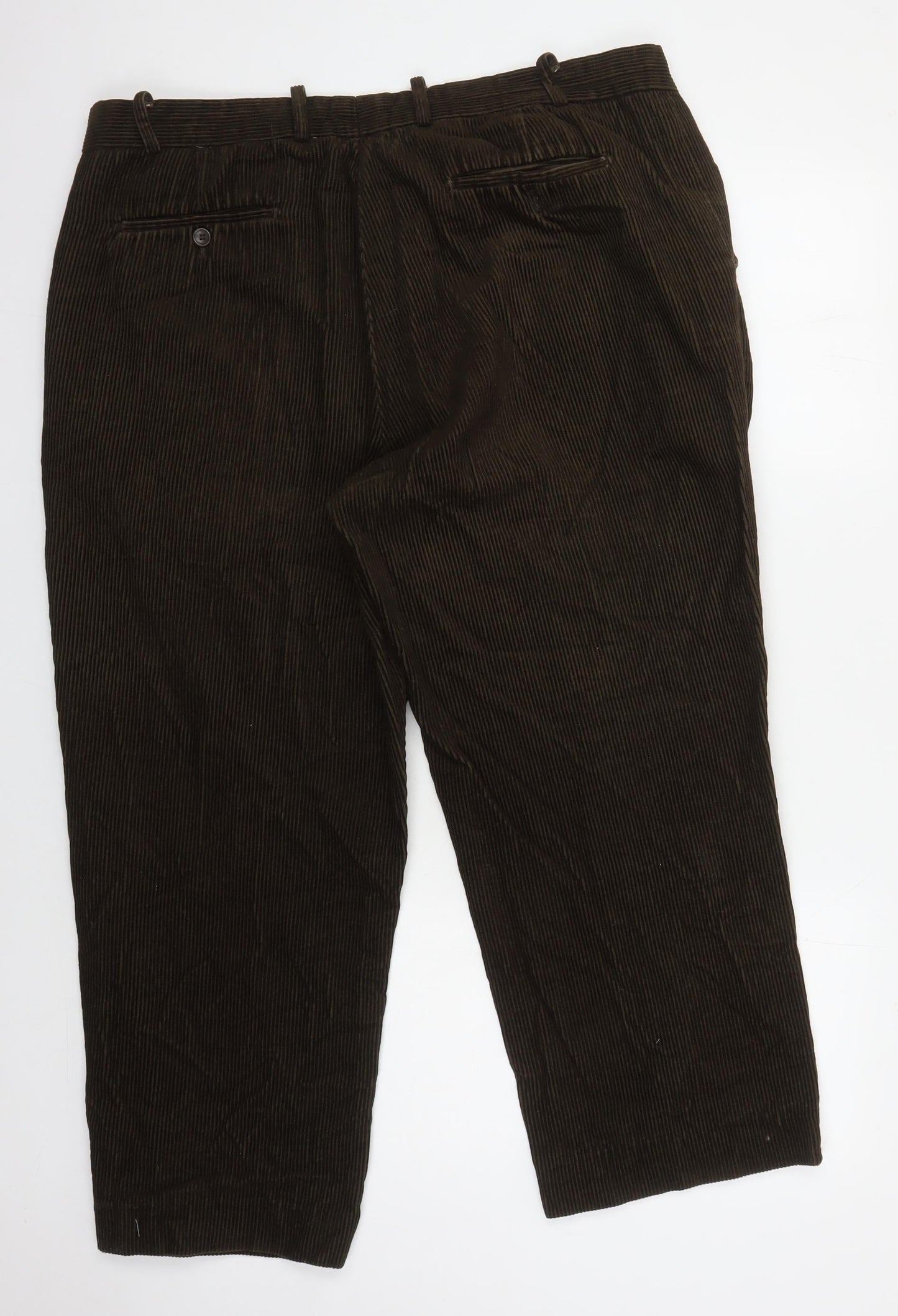 Berringer Men's Green Corduroy Trousers 42S