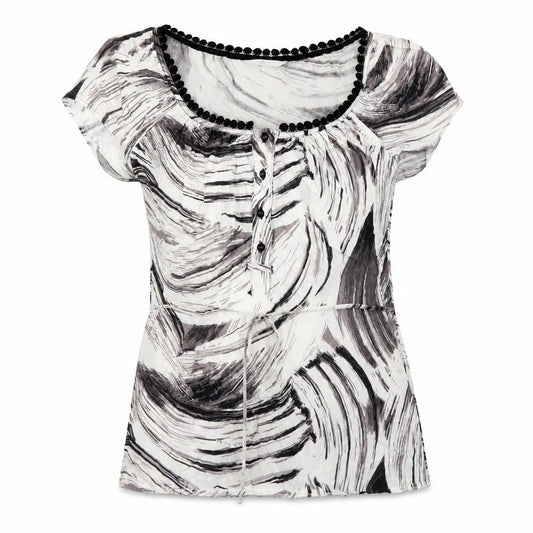 Marks and Spencer Women's Black Tunic Blouse, Size 10