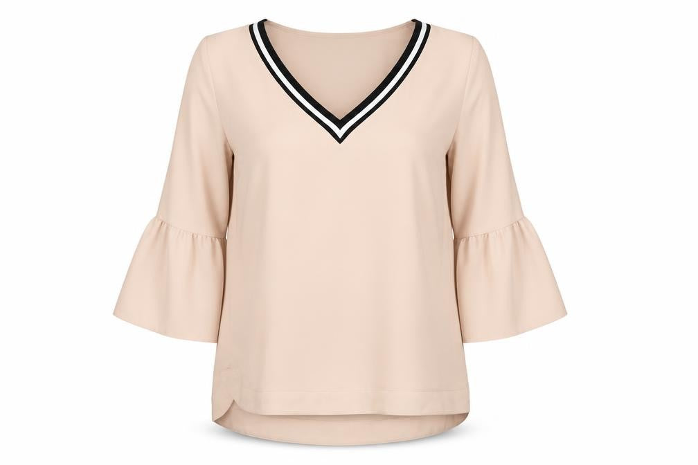Next Women's Beige Tunic Blouse Size 10