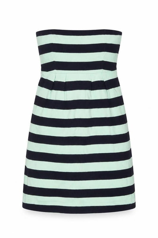 Gap Women's Multicoloured Striped Shift Dress - Size 6
