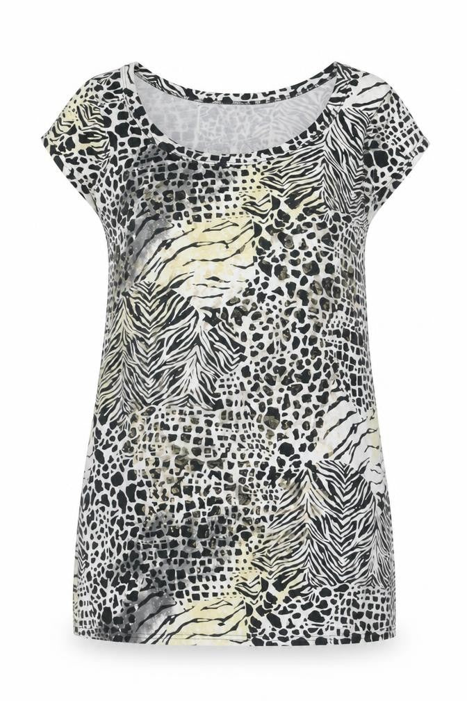 Next Women's Multicoloured Animal Print Blouse Size 6