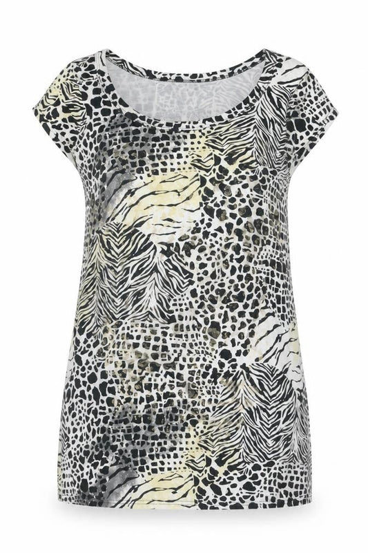 Next Women's Multicoloured Animal Print Blouse Size 6