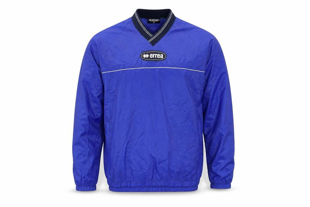 Errea Men's Blue Windbreaker Jacket Size S