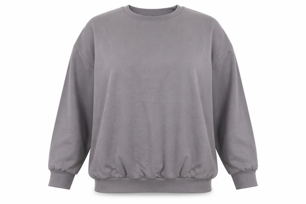 Missyempire Women's Grey Pullover Sweatshirt Size 10