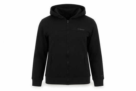 LA Gear Women's Black Full Zip Hoodie Size 10