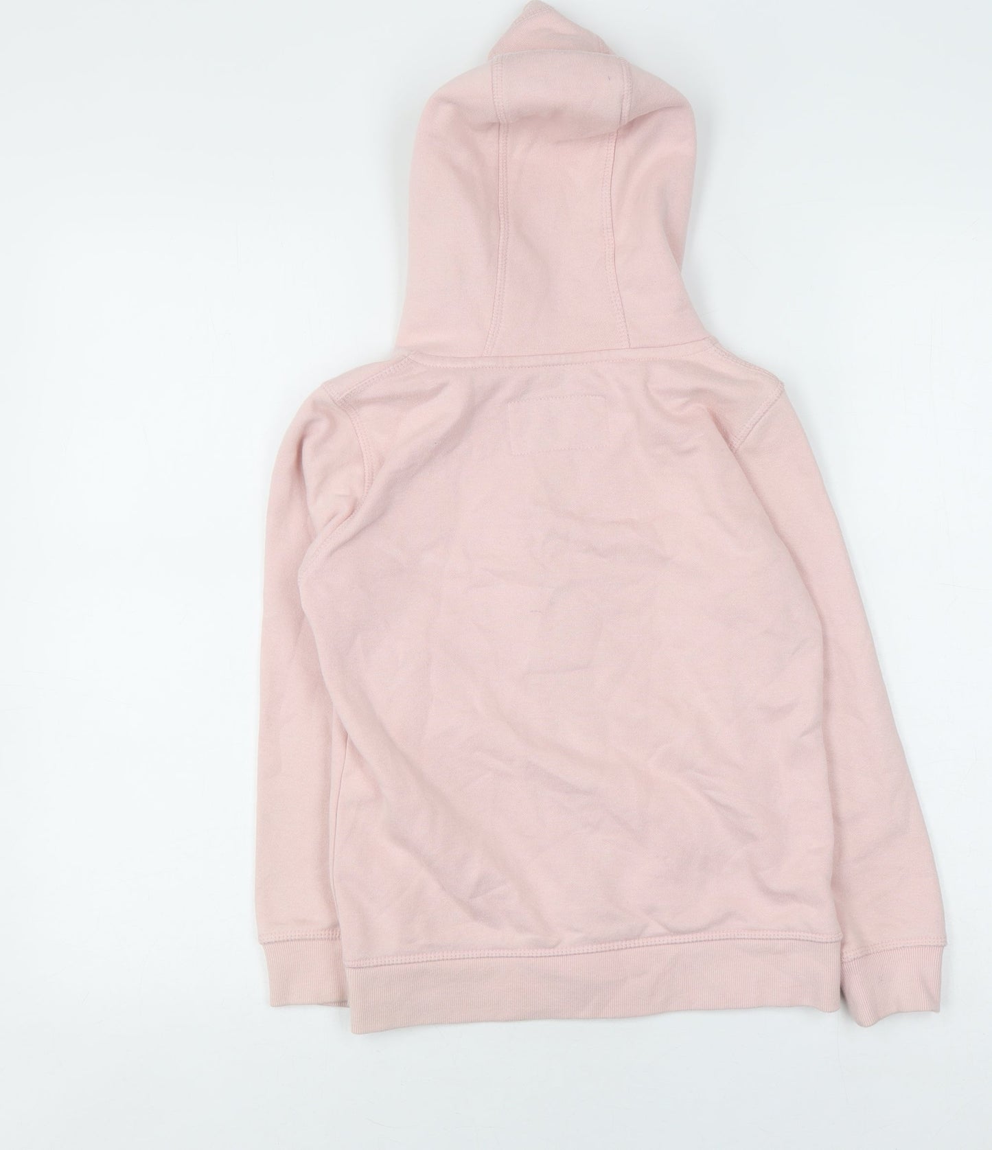 Jack Wills Girls Pink Full Zip Hoodie 7-8 Years