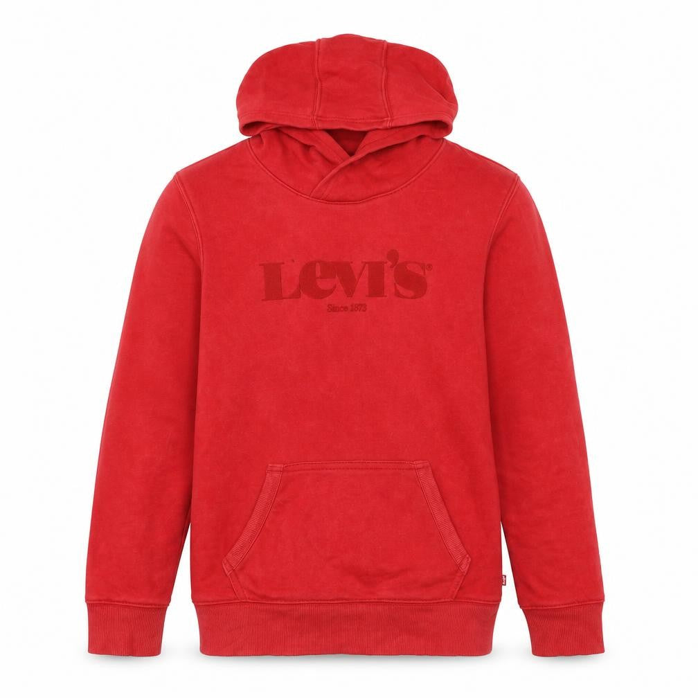 Levi's Red Pullover Hoodie Unisex Adult 164 with Logo