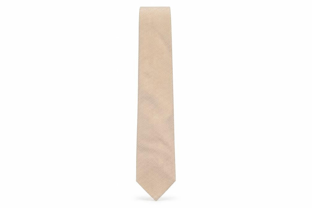 Van Heusen Beige Silk Men's Striped Tie
