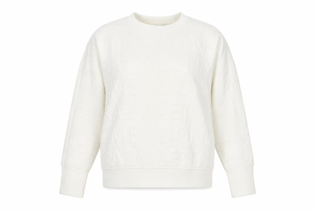 Jacqueline de Yong Women’s Ivory L Pullover Sweatshirt