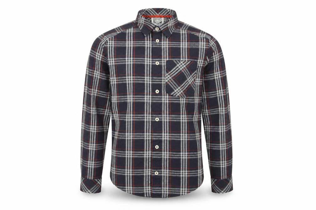 Adidas Men's Multicoloured XS Plaid Long Sleeve Shirt
