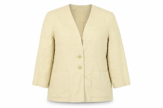 Jaeger Beige Women’s Wool Blazer Size 16