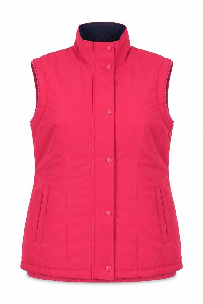 Lyle & Scott Women's Red Waistcoat S, Casual & Lined