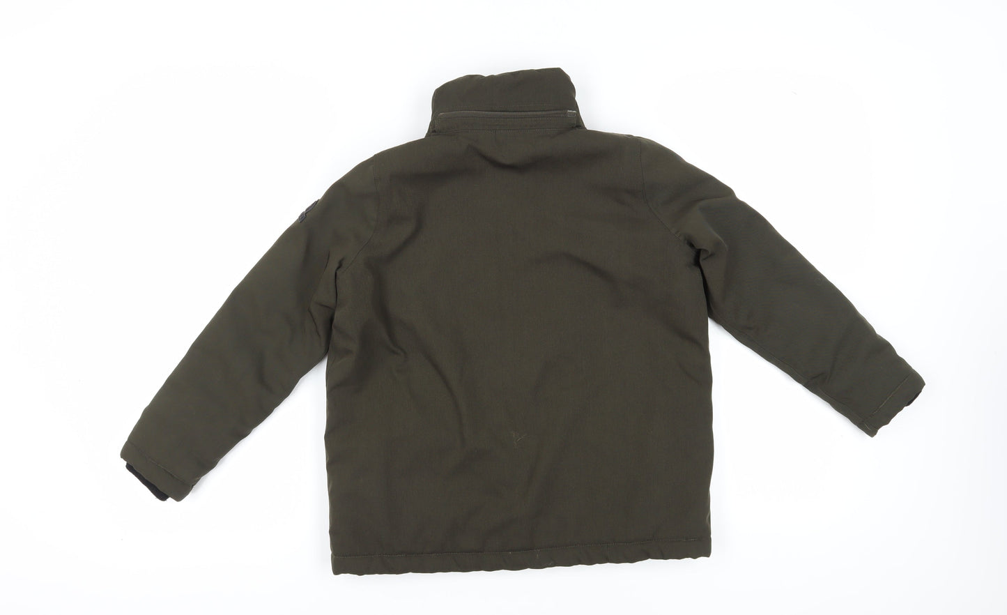 TOG 24 Boys Green Basic Jacket - Size 24, Lined & Zip Closure