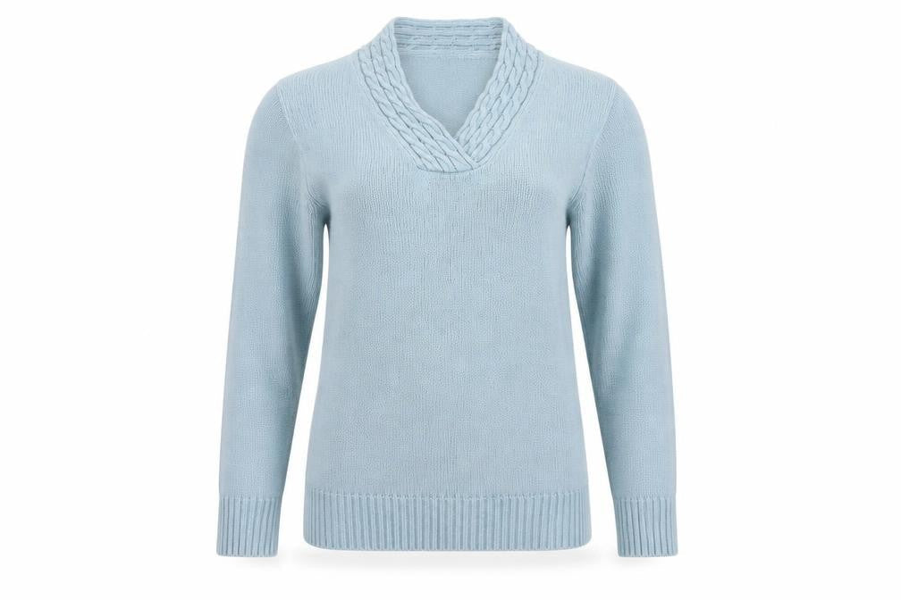 Honor Millburn Women's Blue Cowl Neck Pullover Jumper Size S