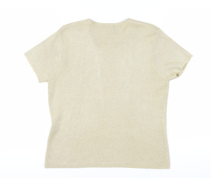 Eastex Women's Beige Pullover Jumper Size 12