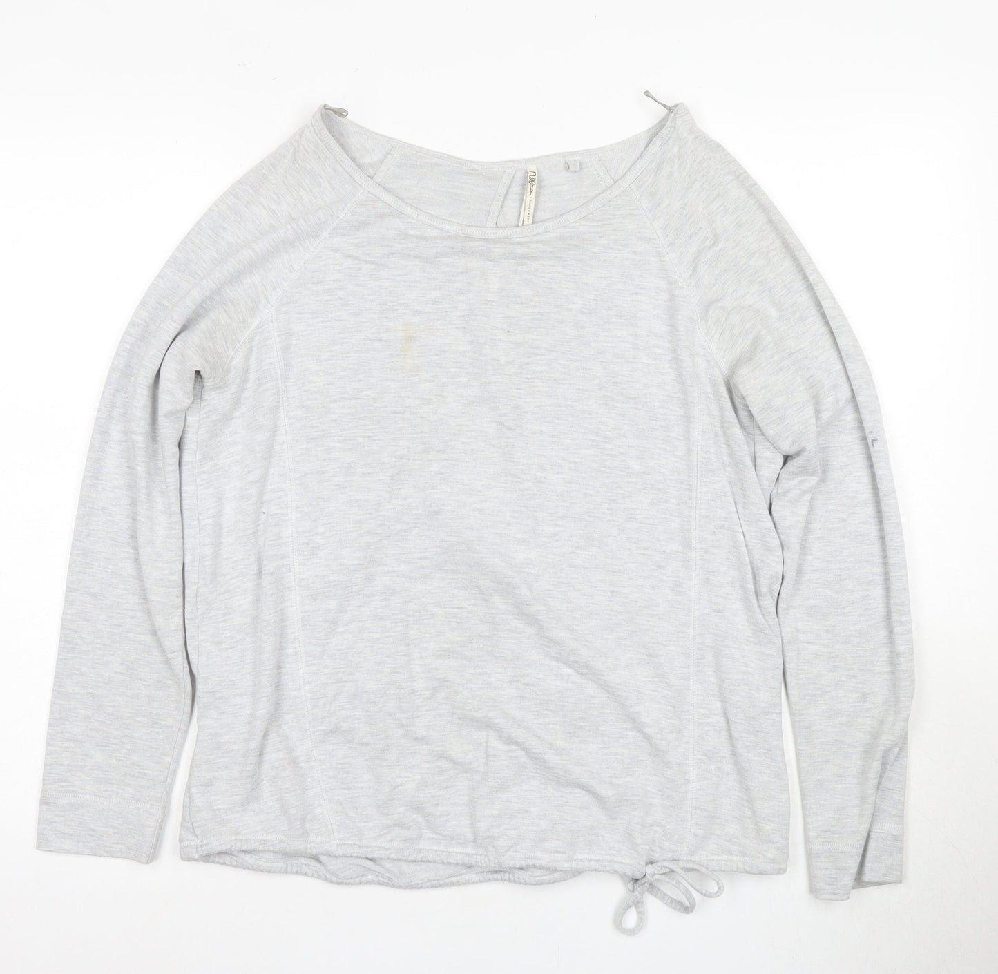 Next Grey Women's Wrap Top - Size 12, Long Sleeve