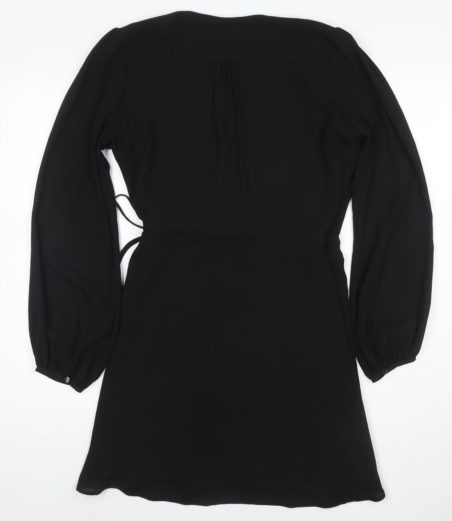 ASOS Black Wrap Dress - Size 12 - Women's Party Wear