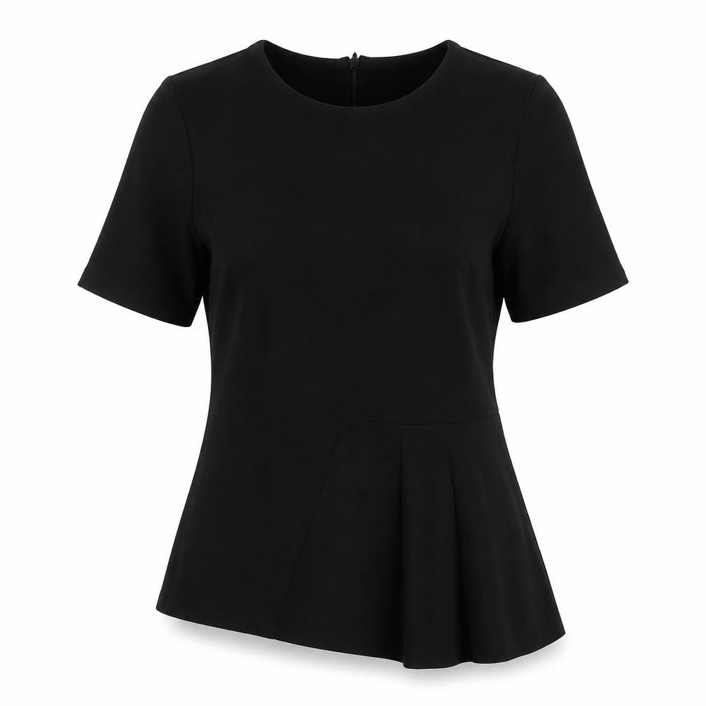 Marks & Spencer Women's Black Short Sleeve Top UK 8