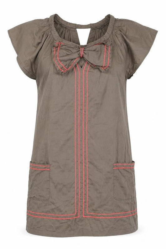 French Connection Women's Brown Size 10 Shift Dress