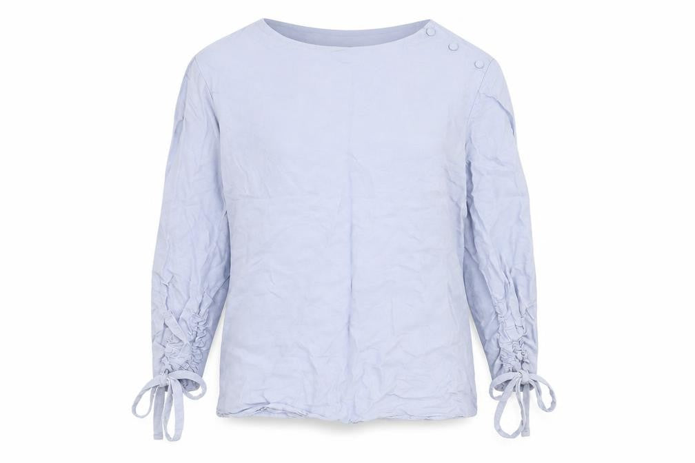 Oliver Bonas Women’s Blue Blouse, Size 8, Lightweight