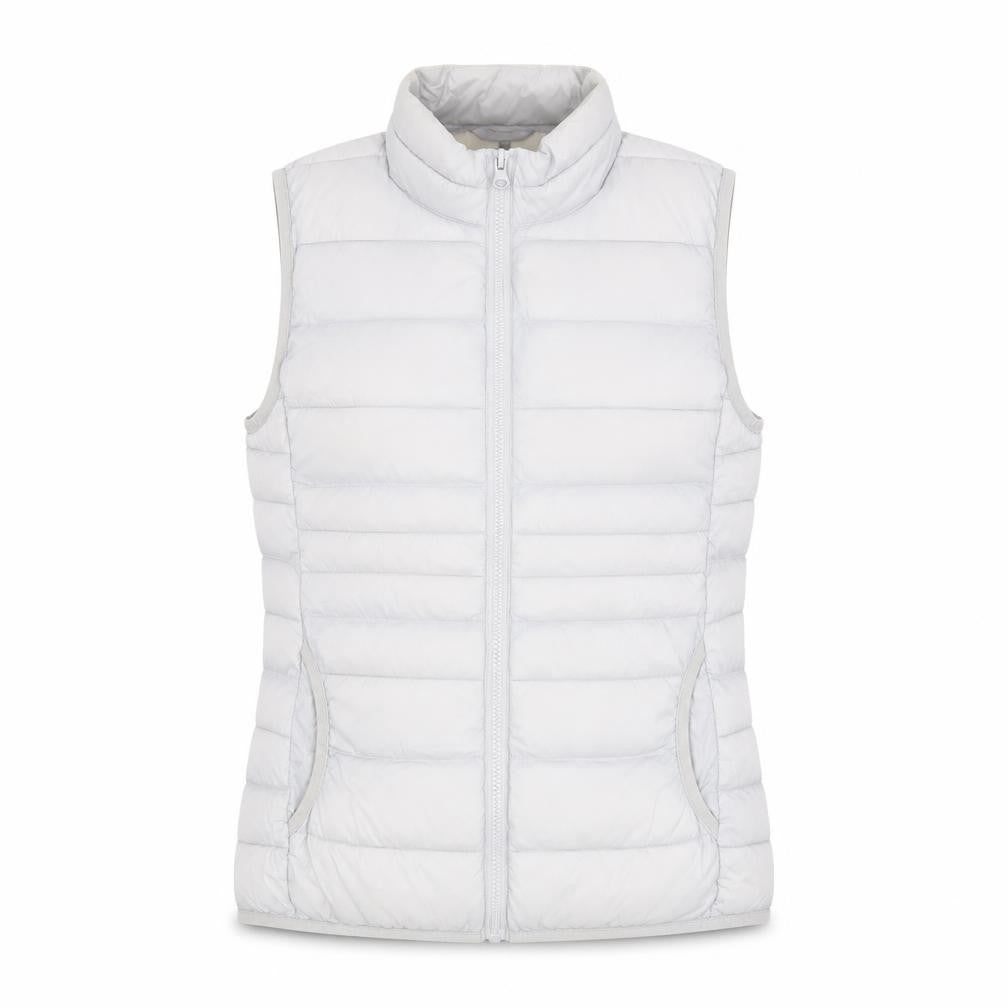 Puffa Women's Grey Puffer Waistcoat Size 8