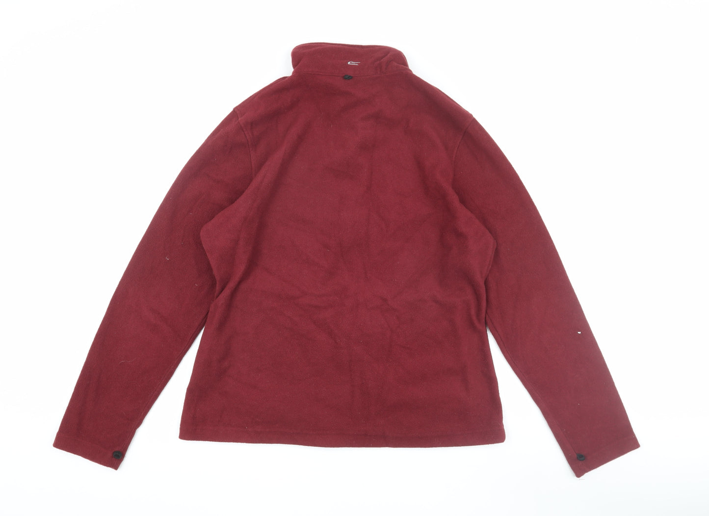 Regatta Women's Red Fleece Jacket Size 14 with Full Zip