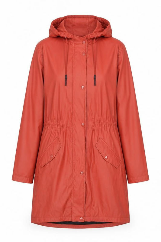 Vero Moda Women's Red Parka Jacket M - Casual Outdoor Wear