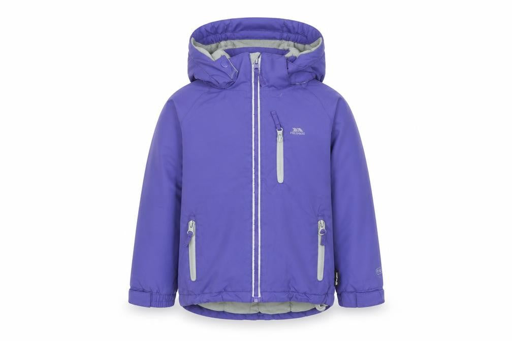 Trespass Girls Purple Puffer Jacket 2-3 Waterproof